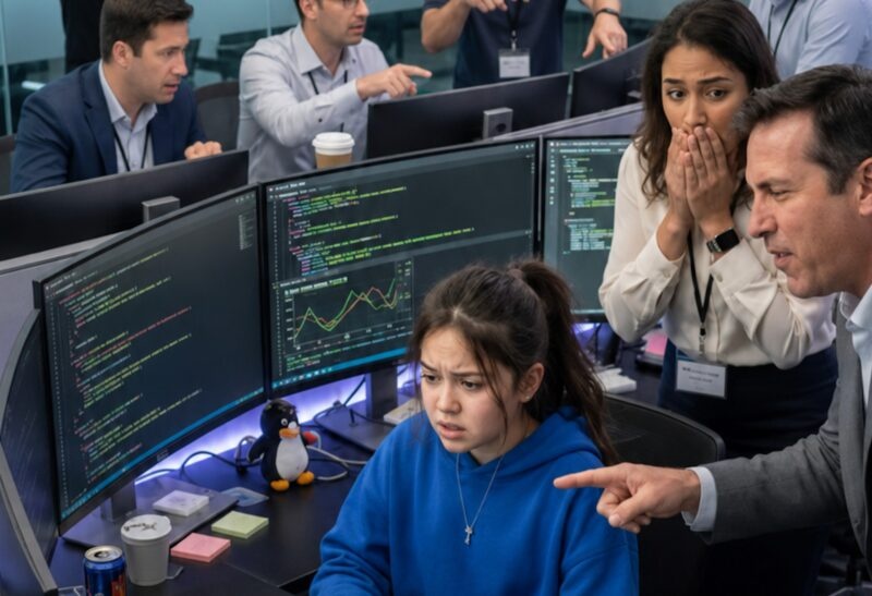 The daughter of a janitor noticed something strange in the reports of a large company: the millionaire simply laughed at her words, but just a few days later, something happened that left everyone in the office completely shocked