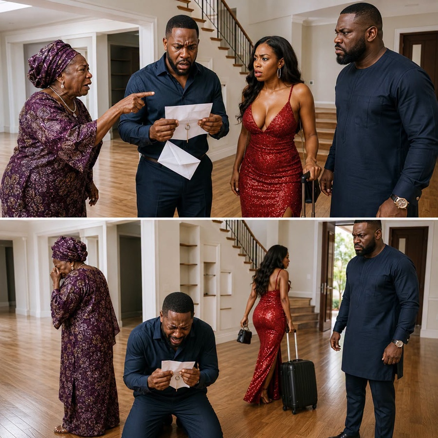 HUSBAND RETURNED WITH MISTRESS FROM A TRIP 2 FIND OUT THAT D WIFE HAD MOVED OUT LEAVING A…