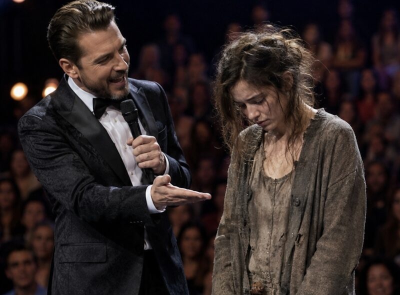 A young girl came to a music competition to perform with an old, nearly falling-apart violin: people only laughed at her and even tried to force her off the stage, but soon the girl did something that left the entire audience in shock…