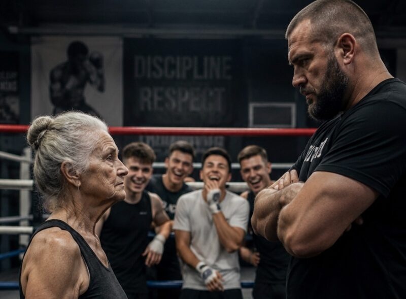 An 80-year-old woman arrived at a boxing class with the best coach in the entire city. However, people immediately started laughing at her and tried to force her out of the ring. But what the elderly woman did just a few minutes later shocked not only the coach, but every athlete in the gym…