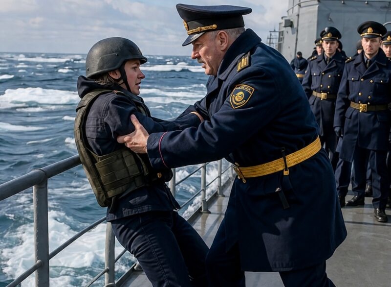 At minus forty degrees, the colonel pushed a female soldier off the ship into the icy ocean, trying to get rid of a troublesome subordinate, but he couldn’t even imagine how this act would end