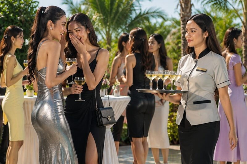 The spoiled daughter of a millionaire decided to humiliate a maid in front of her friends and deliberately pushed her into the pool, but the wealthy heiress could never have imagined how her cruel act would end…