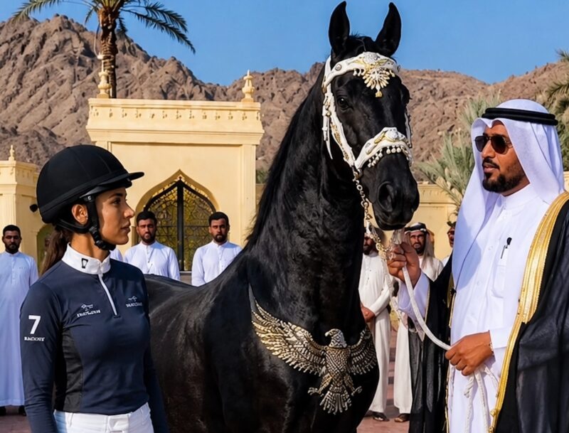 “I paid 10 million dollars for this horse, but it refuses to obey me and constantly attacks me. If you can tame it, I will marry you,” the sheikh said to a young woman, never imagining how it would all end…