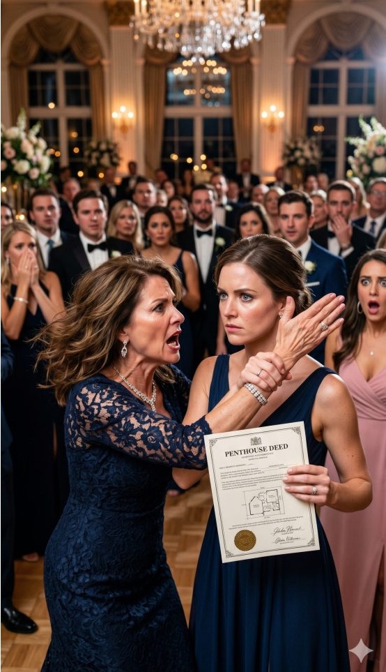 I bought my penthouse with my own money, my own sweat, my own sleepless nights-so when my mother slapped me at my sister’s wedding and hissed, ‘Give it to her, or don’t call yourself family,’ something inside me broke. Then my sister smiled and said, ‘It was always supposed to be mine.’ They thought shame would silence me. They had no idea I was about to uncover something far worse.