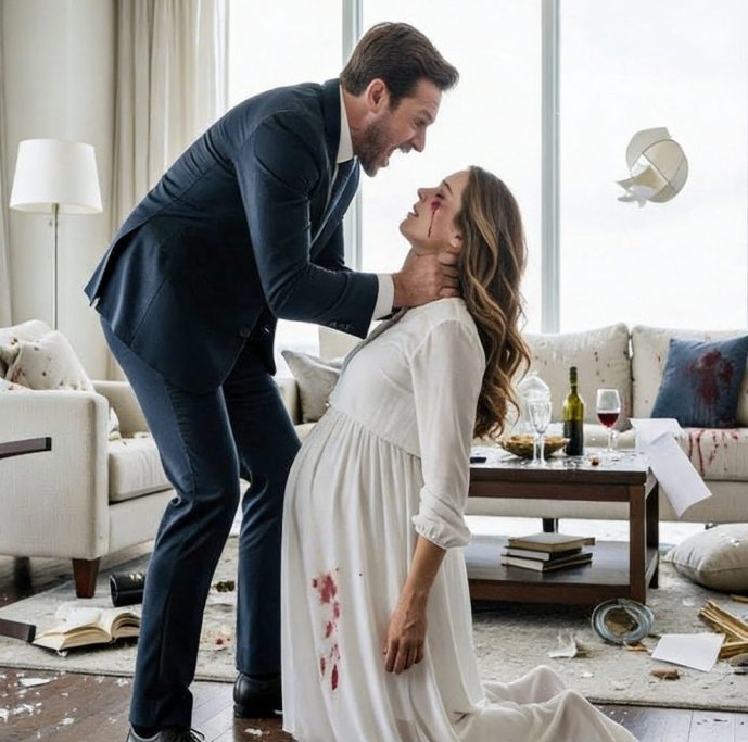 I was seven months pregnant when my husband pressed both hands around my throat and whispered, ‘Nobody will ever believe you.’ He thought four minutes without a heartbeat would erase me. He thought the truth would die in my kitchen. But he never knew I had recorded everything every threat, every lie, every second he thought I was gone. And when I opened my eyes again, I knew surviving him was only the beginning…