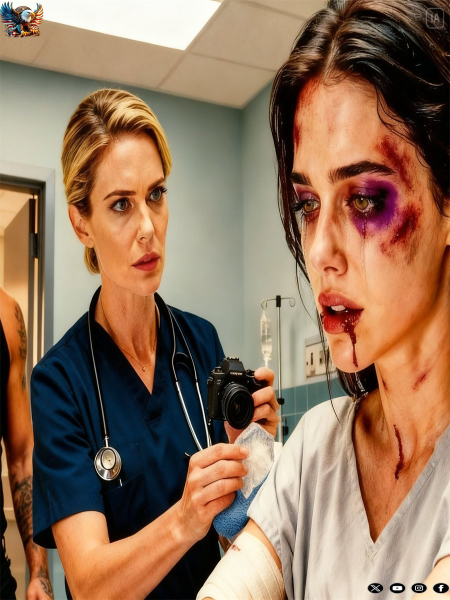 HER DOCTOR TOOK PHOTOS OF HER BRUISES FOR EVIDENCE—THEN THE MAN WHO OWNED THE BUILDING SAW EVERYTHING
