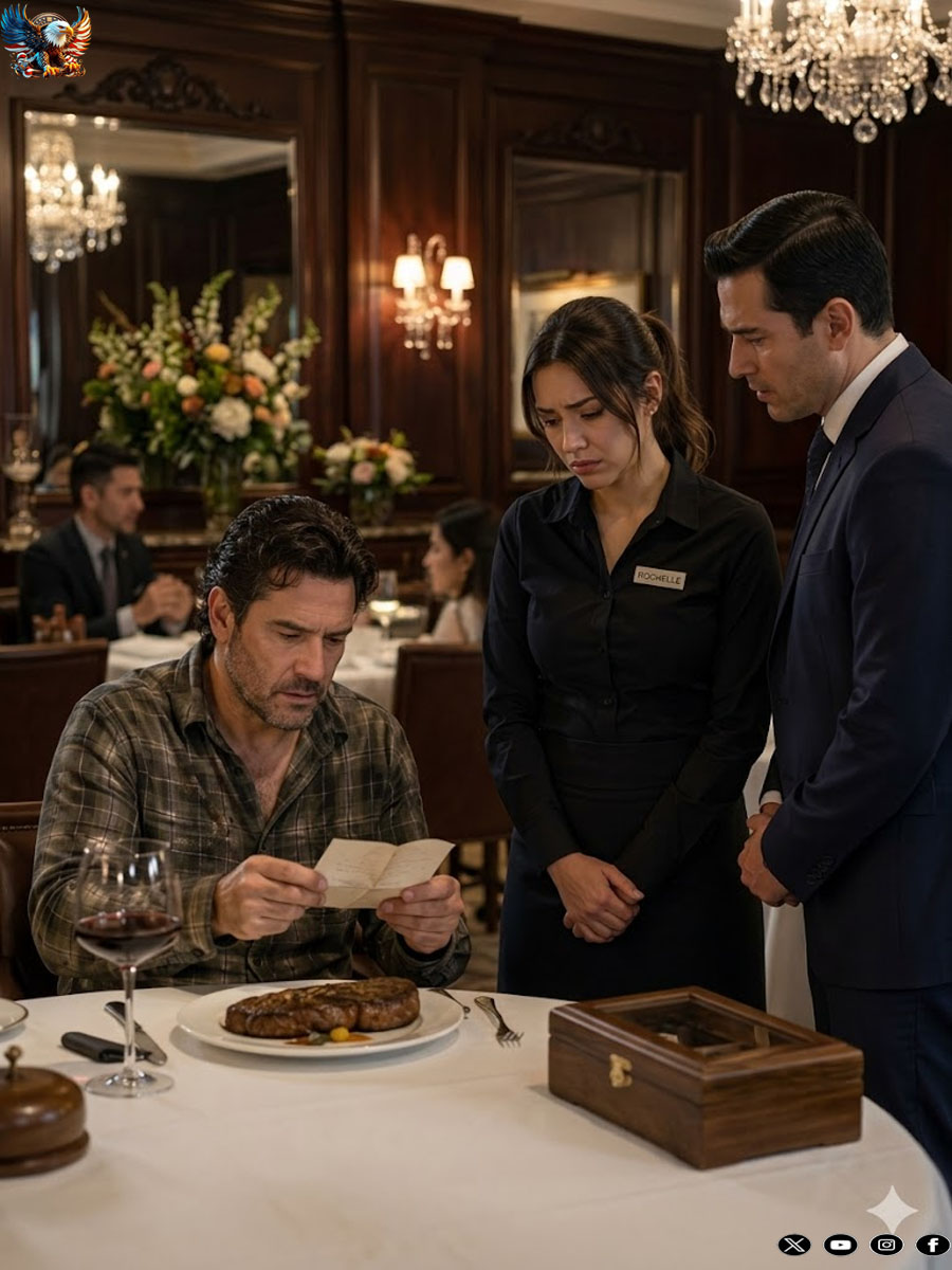 I walked into my own luxury restaurant dressed as if I couldn’t even afford the entrance fee… but the note a waitress left me changed everything I thought about my business.