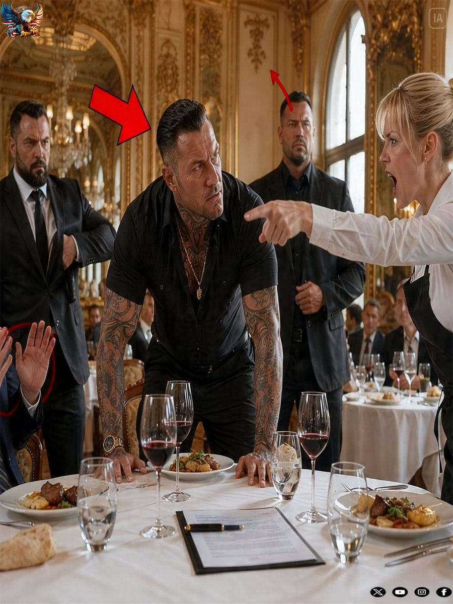 “YOUR TRANSLATOR IS LYING!” — THE WAITRESS EVERYONE IGNORED UNDERSTOOD THE GERMAN MOB’S SECRET PLAN, AND ONE SPILLED BOTTLE OF WINE SAVED A MAFIA BOSS FROM WALKING STRAIGHT INTO A SNIPER’S TRAP