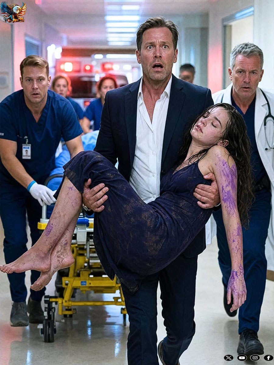 My husband thought he could take me to the emergency room—barely conscious—and keep lying as always. “She slipped in the bathroom,” he said, squeezing my hand as a warning