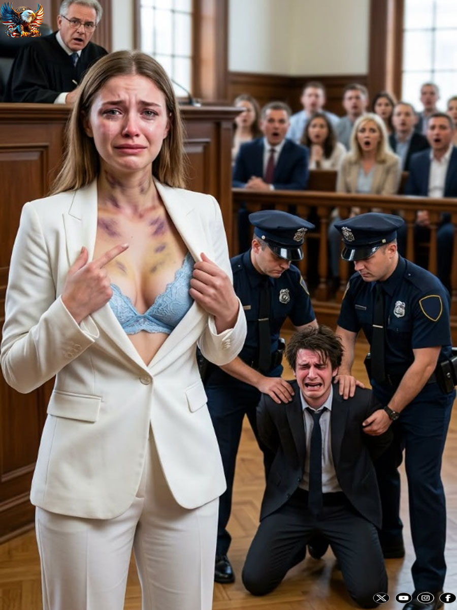 My abusive husband laughed, throwing me onto the porch in a thunderstorm, “You bore me. Disappear.” His toxic mother sneered at my bruises. I simply nodded. At our divorce hearing this morning, he expected me to weep. Instead, I smiled coldly. The arrogant monster completely forgot I was an elite forensic accountant, and the encrypted dossier I just handed the judge was about to…