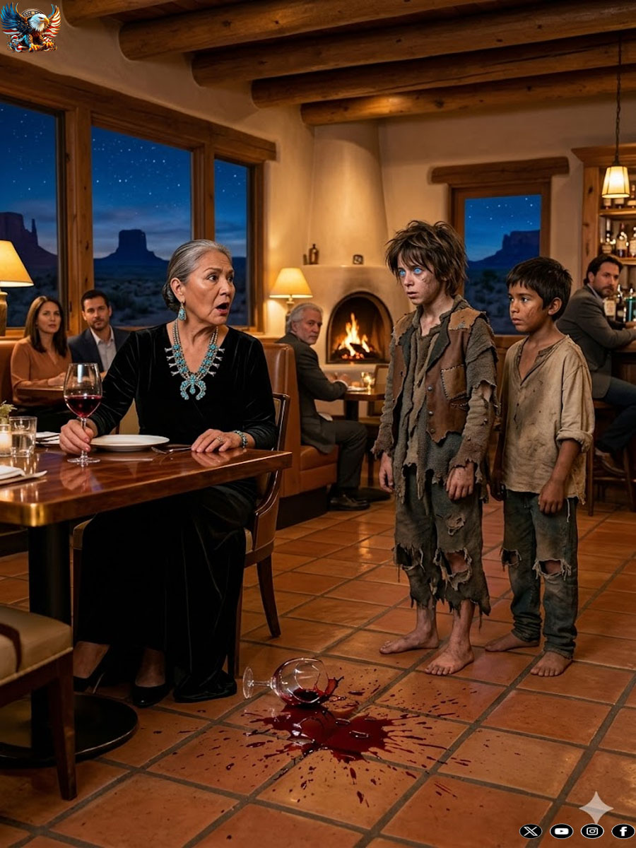 Two homeless boys came to the millionaire’s table: “Ma’am, can we have some of your leftovers?” The millionaire looked up and was shocked to see the two boys.