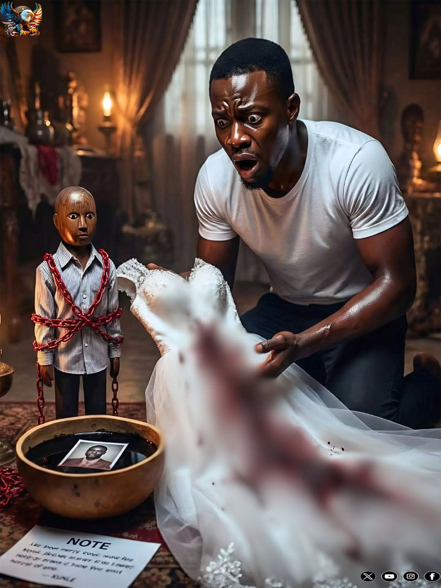 I Broke Into the Forbidden Room My Landlord Warned Us About — And Found My Wife’s Wedding Gown Soaked in Blood Around a Doll With My Face