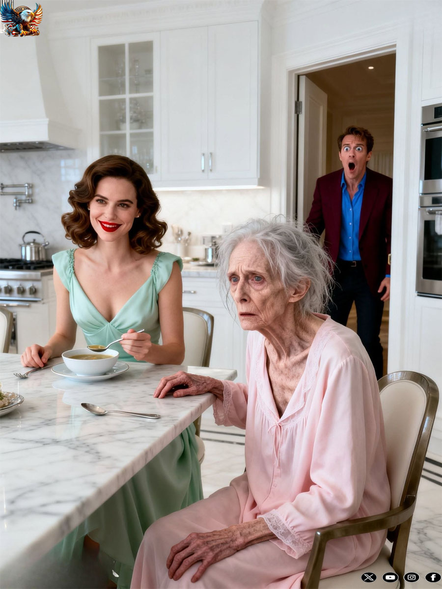 The millionaire’s mother was losing weight every day — until her son arrived and saw what his wife was doing… There are deaths that don’t come all at once; they come by the spoonful.