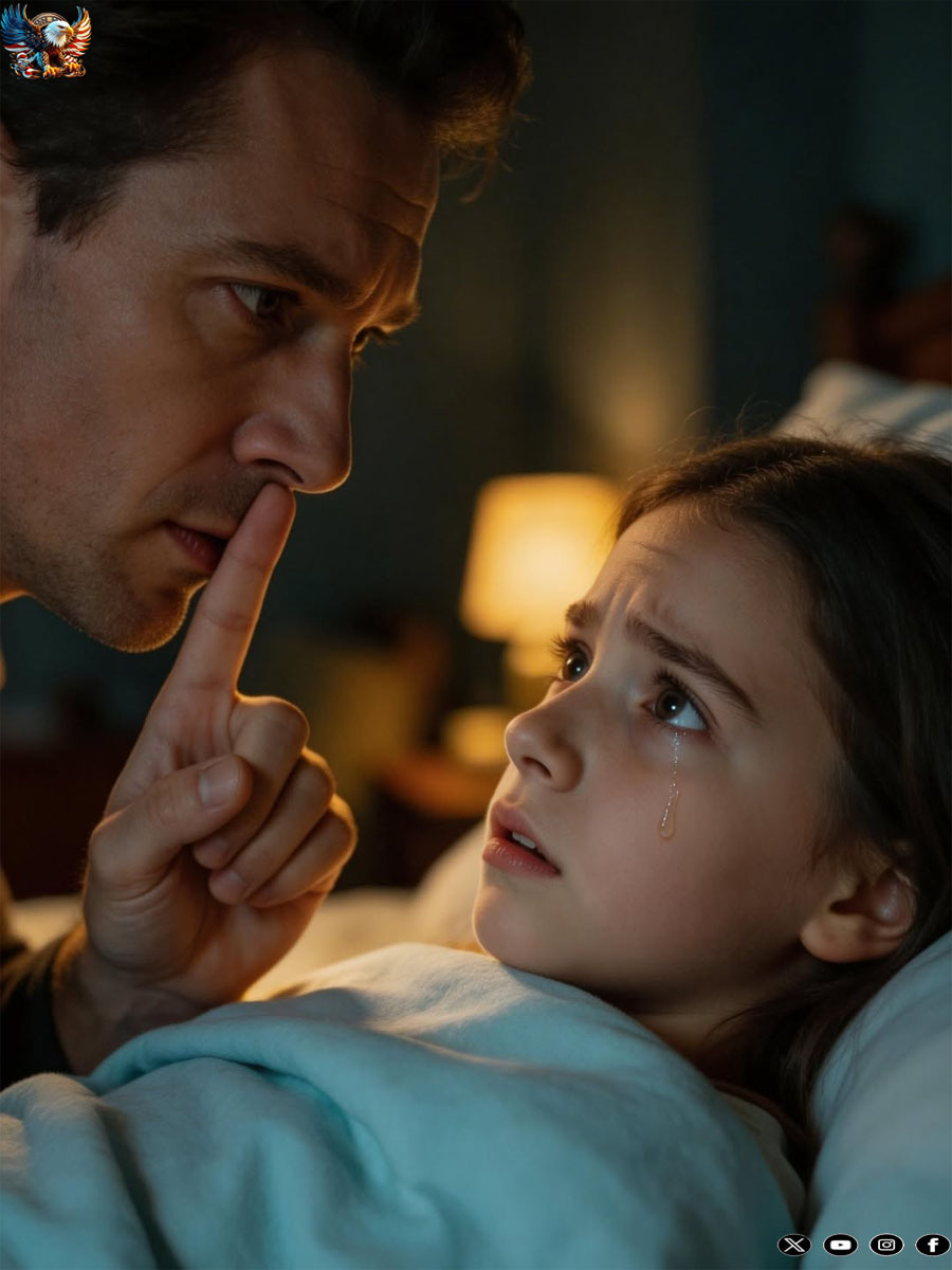 “Dad… my back hurts so much and I can’t sleep. Mom said I shouldn’t tell you.”