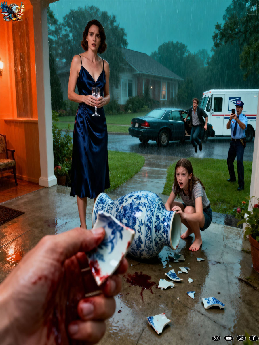 My stepmother left me out in the freezing rain, and then my father’s car arrived.