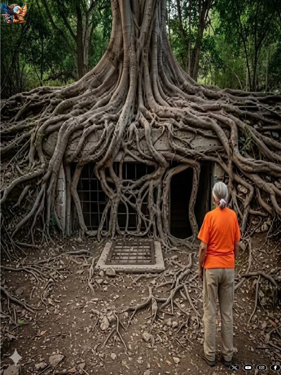 AFTER 20 YEARS IN PRISON, AN ELDERLY WOMAN WITH NOWHERE TO GO FINDS A BURIED HOUSE AND A SECRET.
