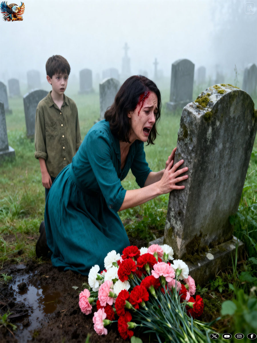 My son died when he was only six years old. My husband didn’t shed a single tear. “Stop clinging to a dead child,” he said coldly. Still, I went to my son’s grave every day. One afternoon, in the silence of the cemetery, I heard a small voice behind me say: “Mommy…”. Trembling, I turned around. And there he was… my son, the boy who was supposed to be dead.