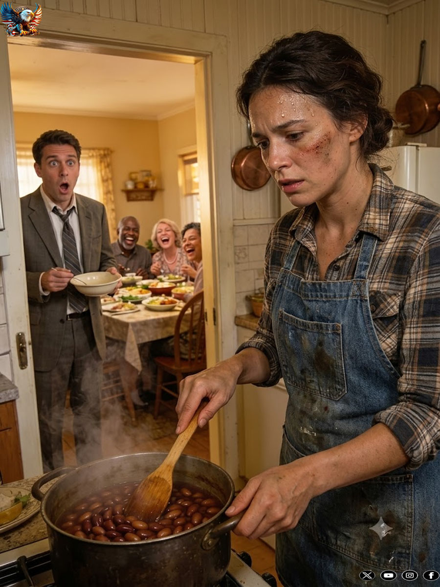 Her husband hid her in the kitchen to avoid embarrassment, but a single bite of her food changed both of their destinies forever.