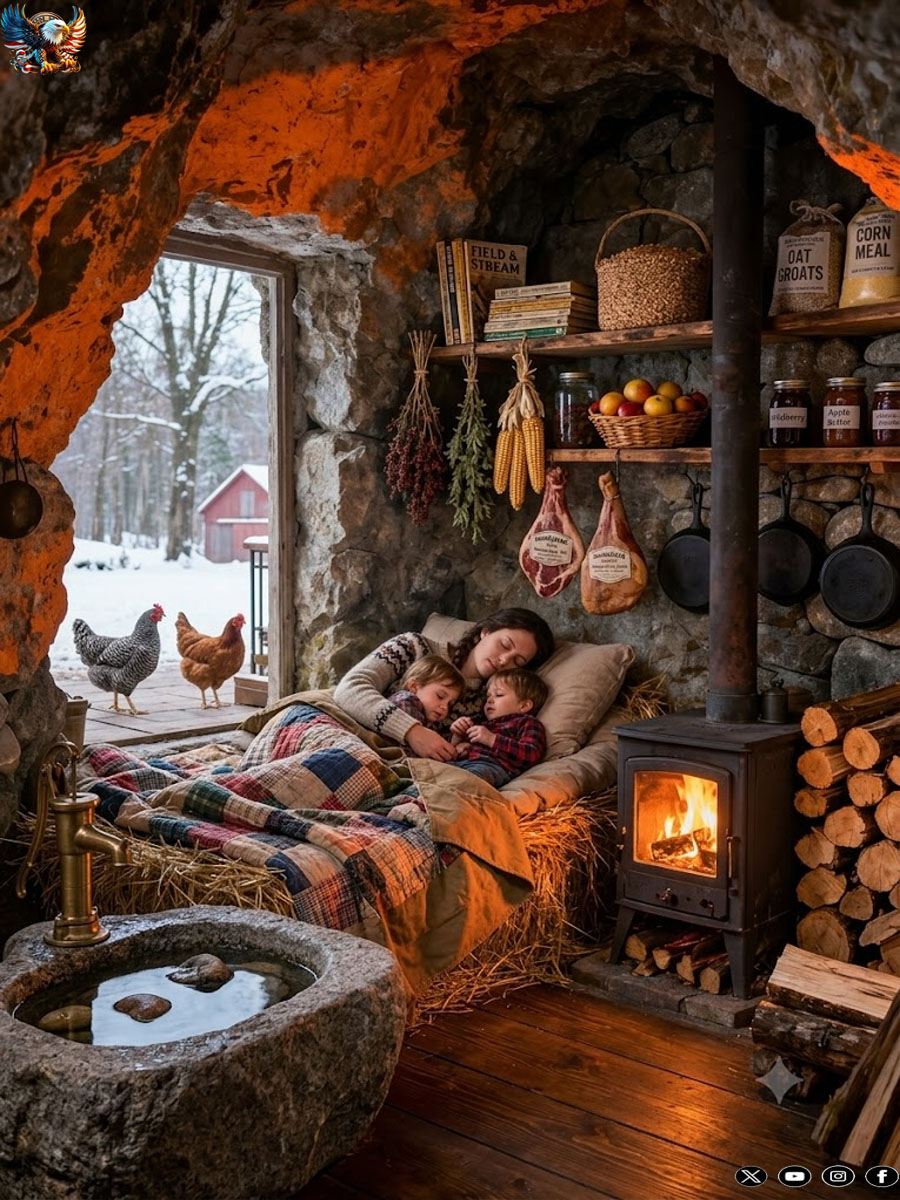 A Widow And Her Children Slept In A Cave… And Woke Up To An Incredible Surprise…