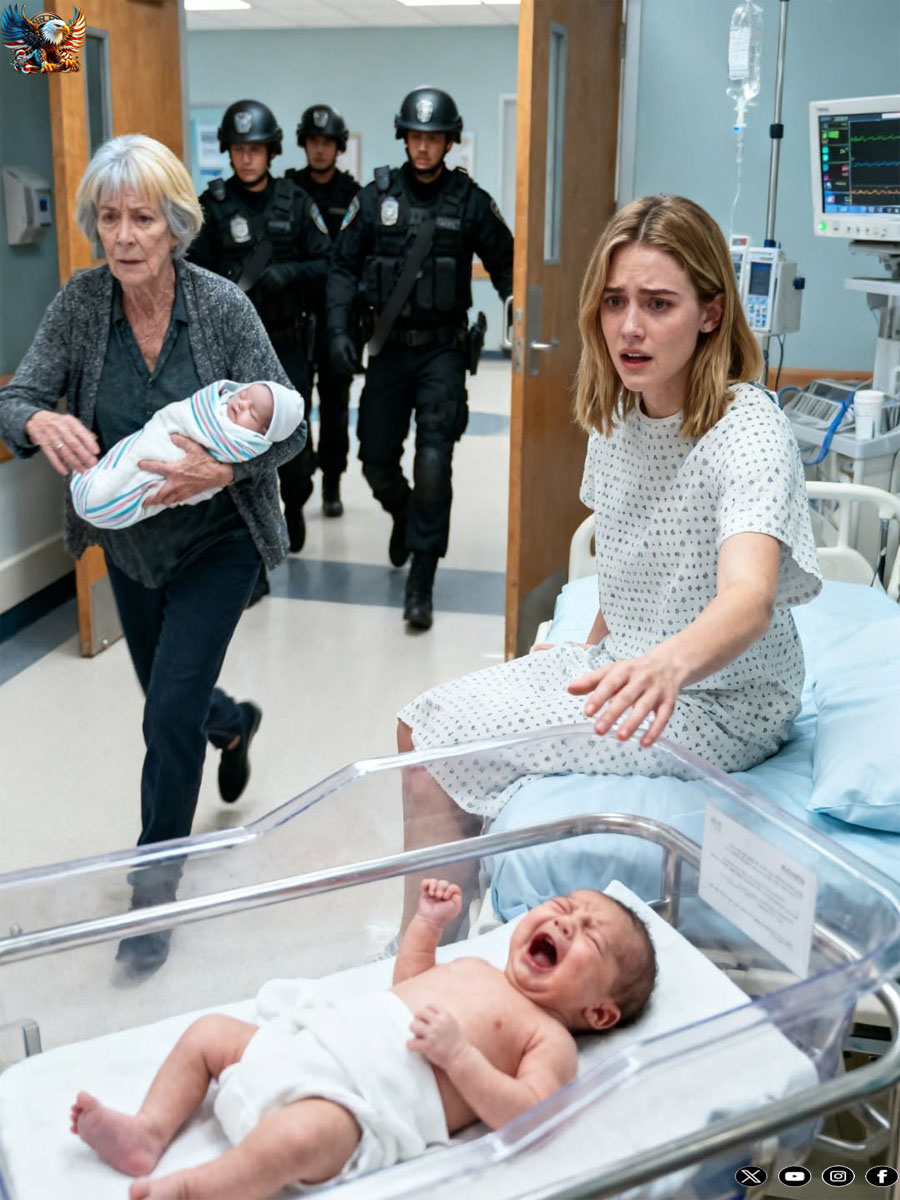 I never told my mother-in-law I was a judge. To her, I was just a jobless gold digger. Hours after my C-section, she burst into my room with adoption papers, mocking me: “You don’t deserve a VIP room. Give one of the twins to my sterile daughter—you can’t handle two.” I hugged my babies and hit the panic button. When the police arrived, she screamed that I was insane. They prepared to restrain me… until the chief recognized me…