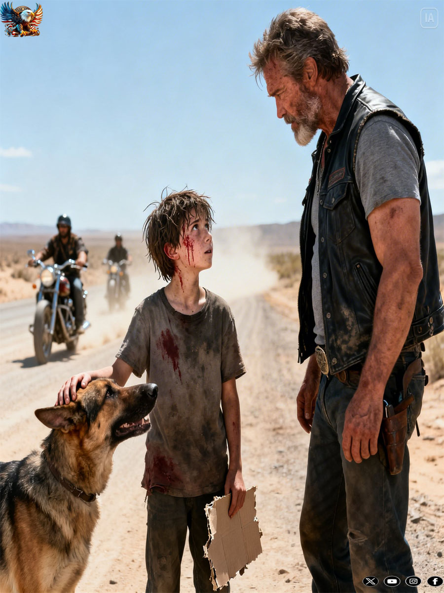 “Buy him, sir… my mom is about to die!” The roar of the motorcycles faded when