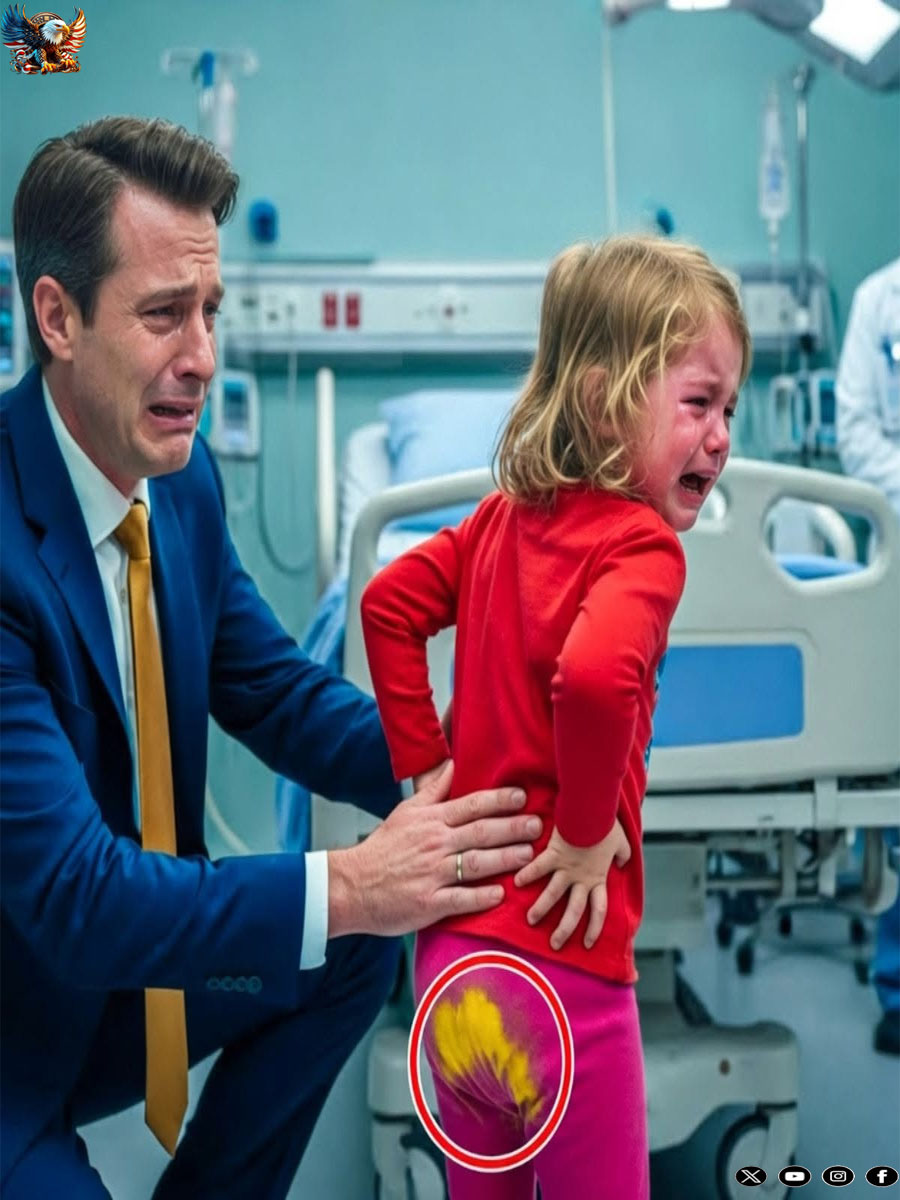 After returning from a trip with her mother, the little girl would not stop crying…