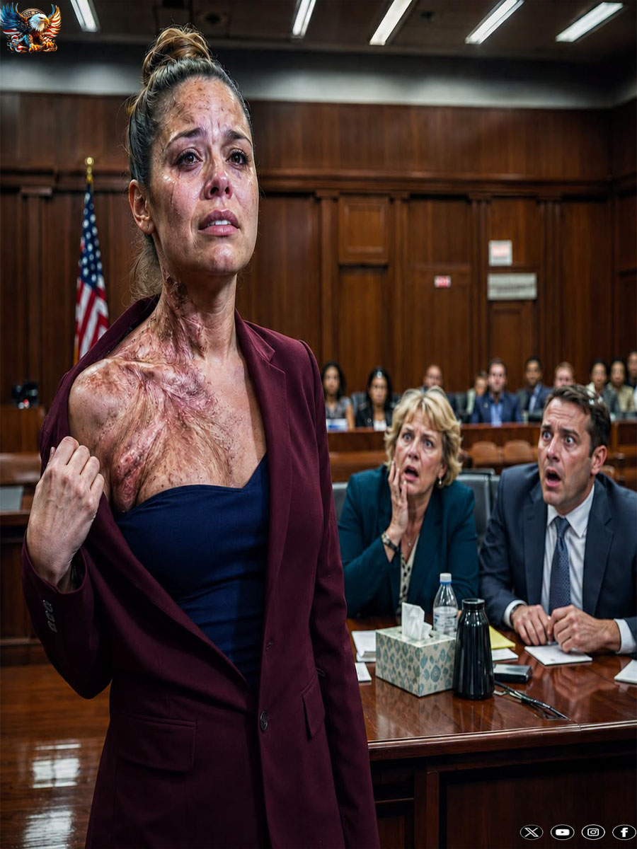 They thought they had destroyed my life, leaving me with only pain and disfiguring scars. They even celebrated their victory while I fought for my life. But they forgot one thing: I had been recording their every move. Today, in court, I showed the world who those monsters really were, and their faces said it all.