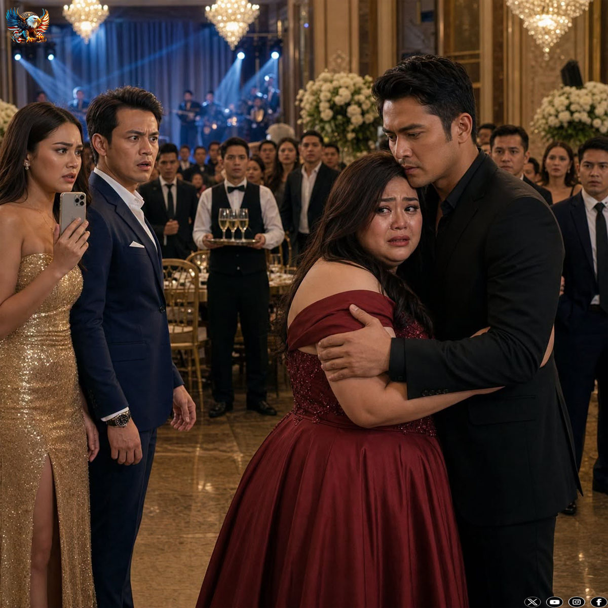 “Hug Me Like You Love Me,” She Whispers to a Stranger While Her Ex Looks on, Embarrassed by Her Body, Little Does She Know That the Man She Touched Will Bring Everyone to Their Knees