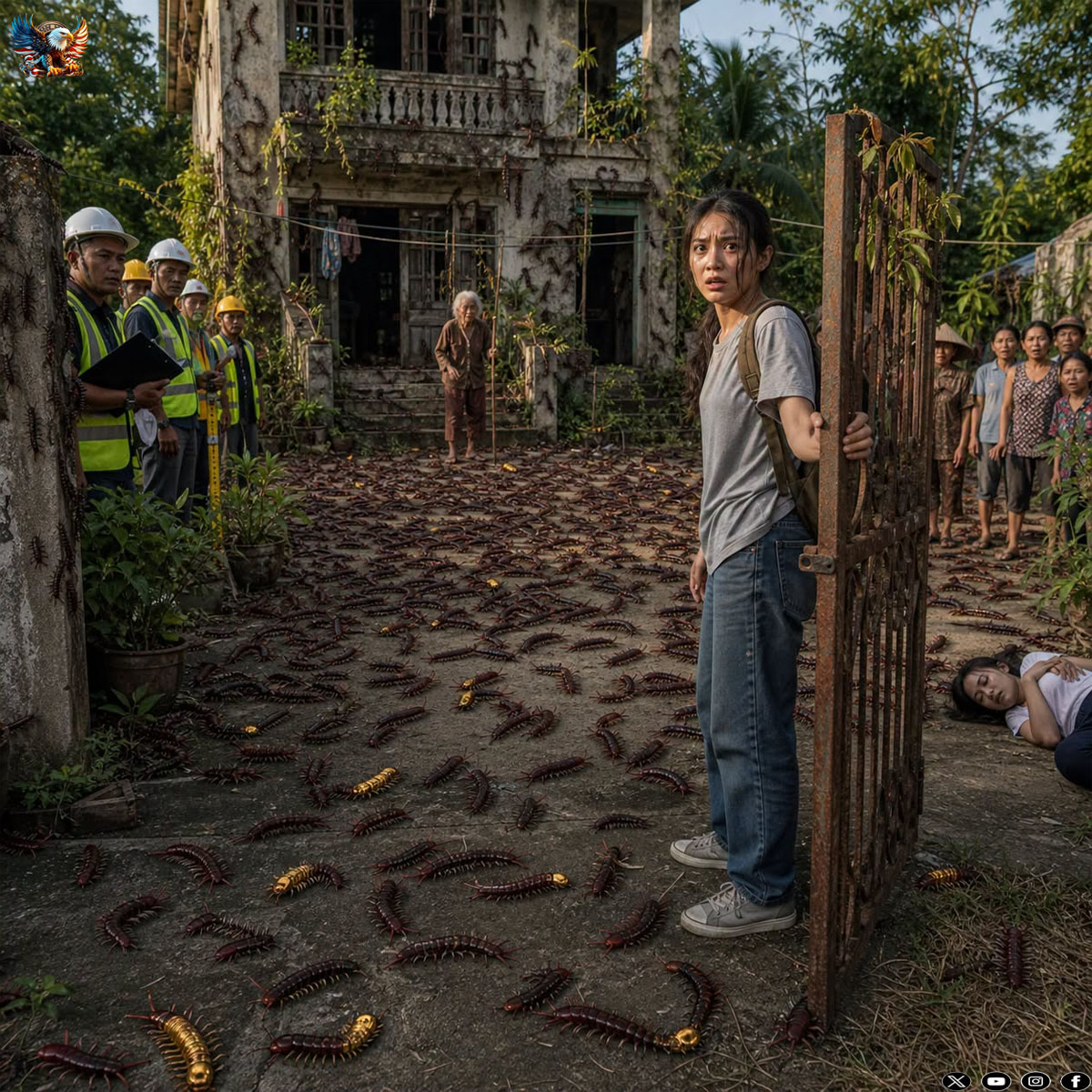 When Lira Came Home After Six Years of Work, the 300 Centipedes She Left Behind Had Become Thousands, and the Demolition Team Was the First to Escape the Old House in the Middle of the Night