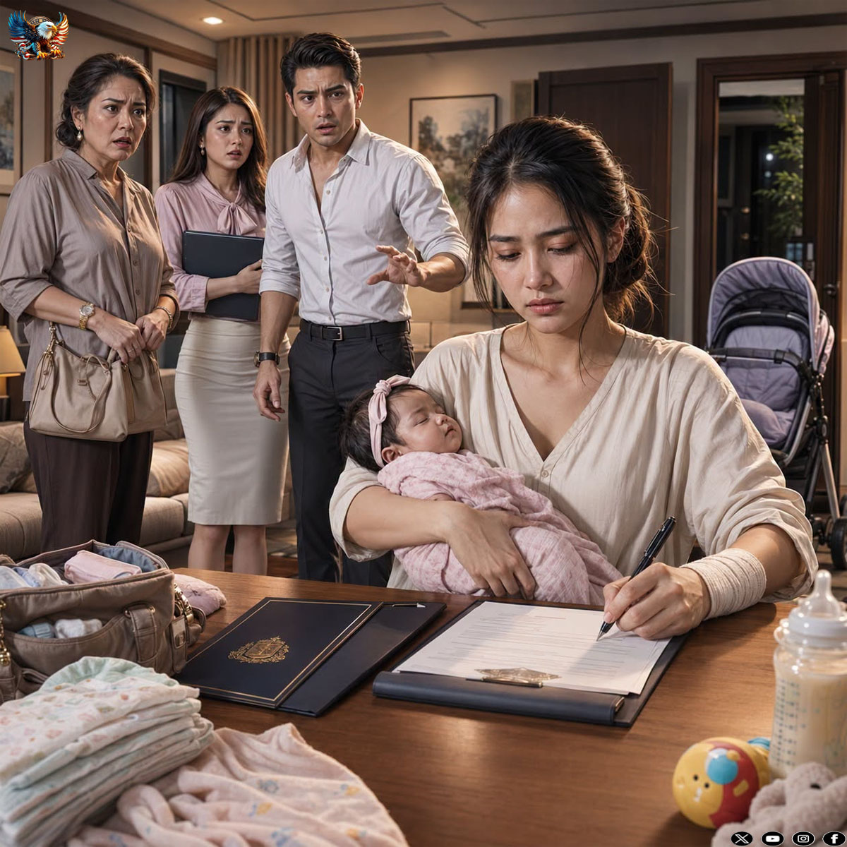 While Carrying My Newborn Child, I Sold the House My Husband Thought Was His—Little Did He Know That Along with My Signature, the Fake Document and the Woman He Was Proud of Would Be Revealed