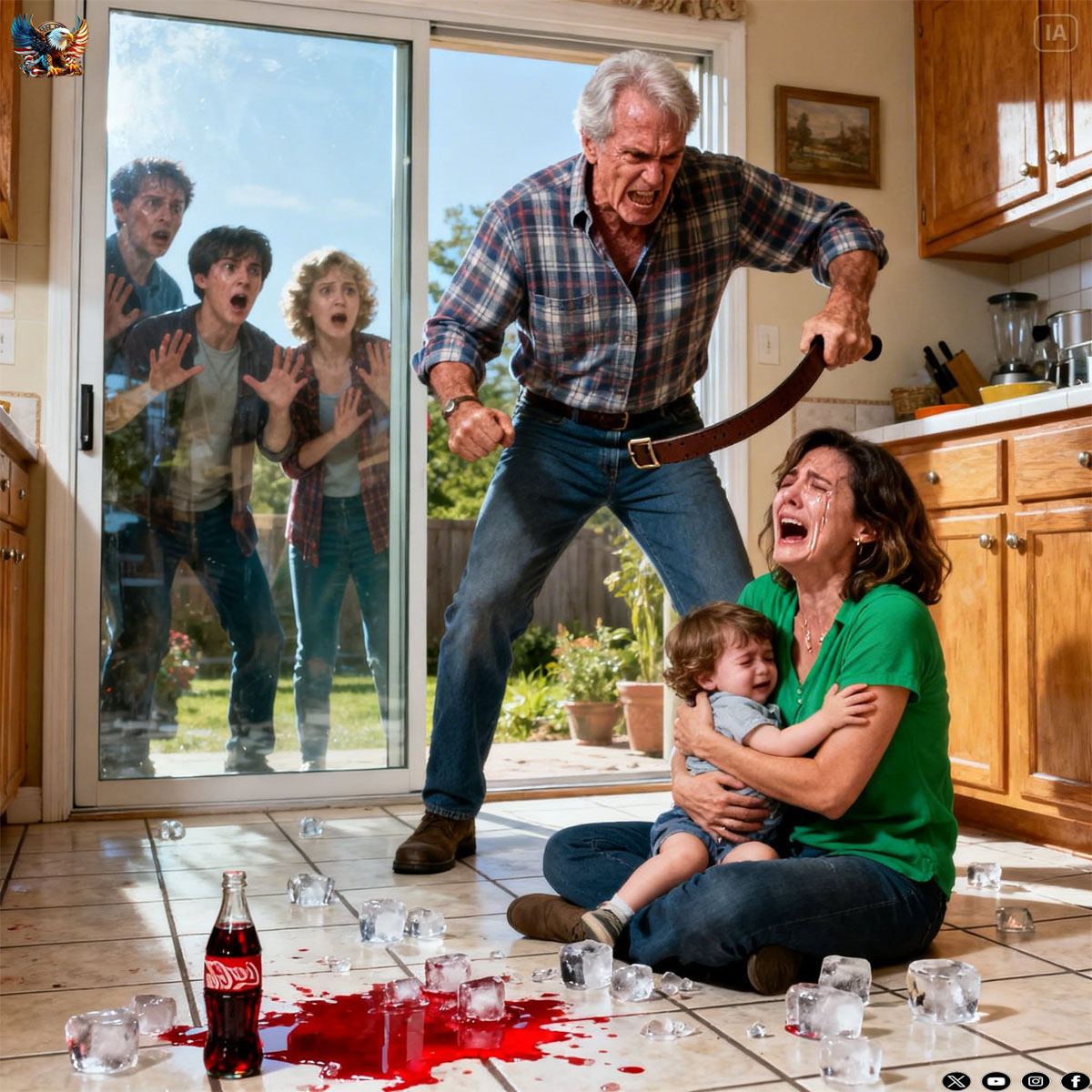 “At my father’s 60th birthday party, my thre…