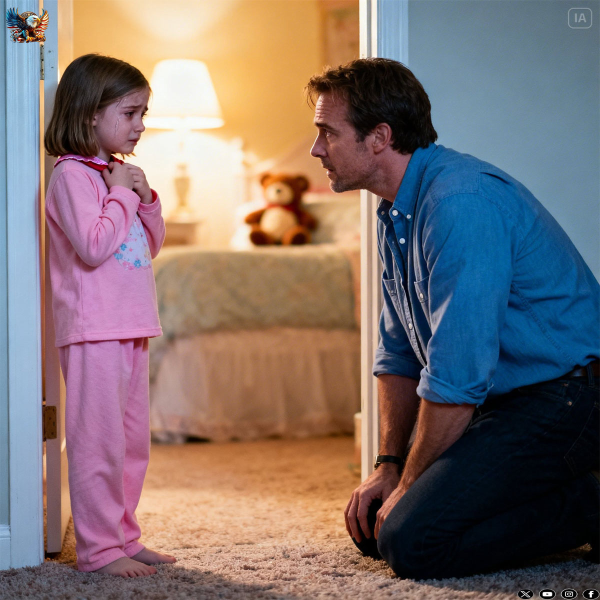 “Daddy… my back hurts so much I can’t sleep. Mommy…