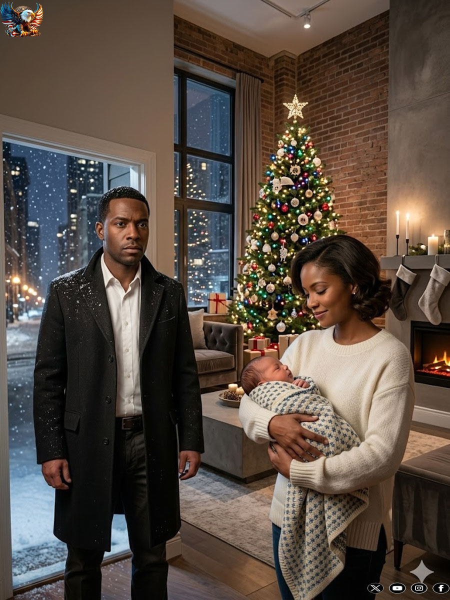 A billionaire stormed into his ex-wife’s house on Christmas Eve… and then he saw the newborn she had never told him about.