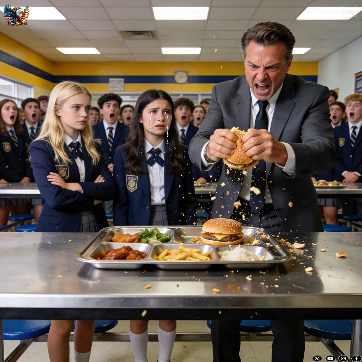 The Day the Cafeteria Fell Silent and a Father Fac…