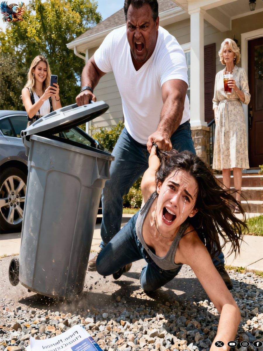 My father yelled, “Useless things belong in the trash!” and shoved me into the trash can for blocking my sister’s car—then they threw my suitcase at a homeless shelter… But they had no idea what I was about to become…