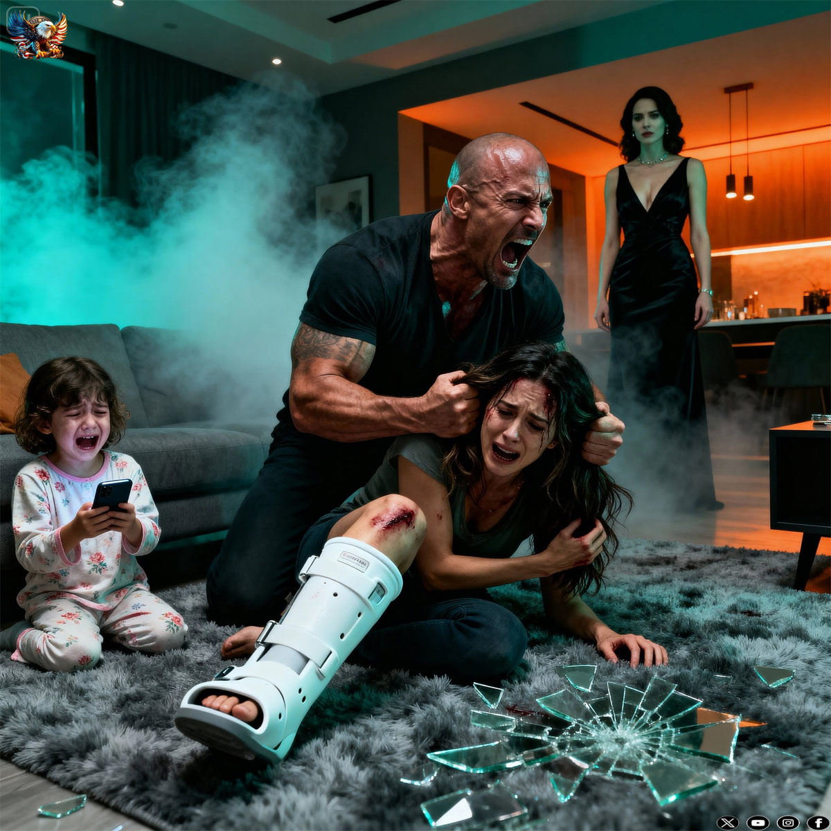 When my husband ɢʀᴀʙʙᴇᴅ my hair and broke my leg, …