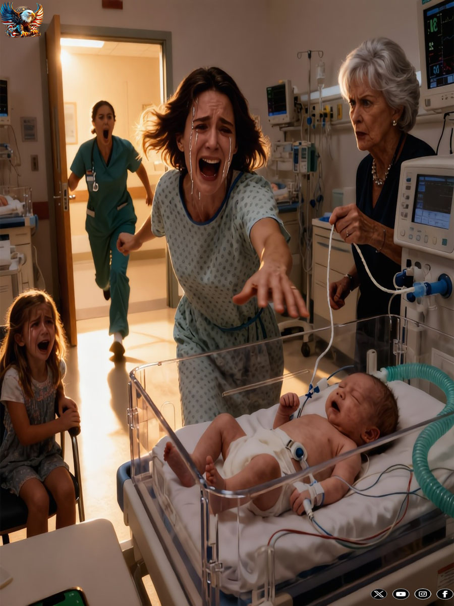 My newborn was intubated, fighting for her life, when my mother texted: “Bring dessert to your sister’s baby gender reveal. Don’t be useless.” I replied: “I’m in the hospital with a baby.” She texted back: “Priorities. Show up or get out of our lives.” Then she came and turned off my daughter’s respirator in the middle of the night…