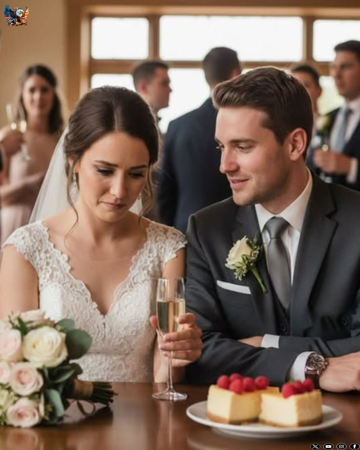 The day of my wedding, my fiancé leaned in close—s…