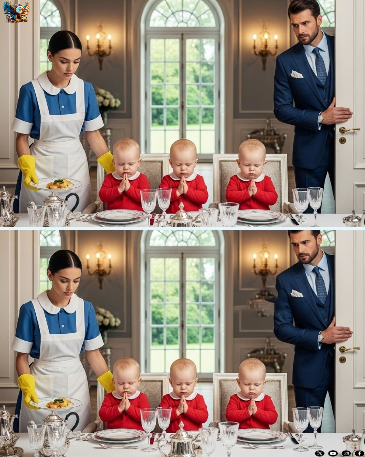 YOU COME HOME EARLY FOR LUNCH—AND CATCH YOUR MAID …