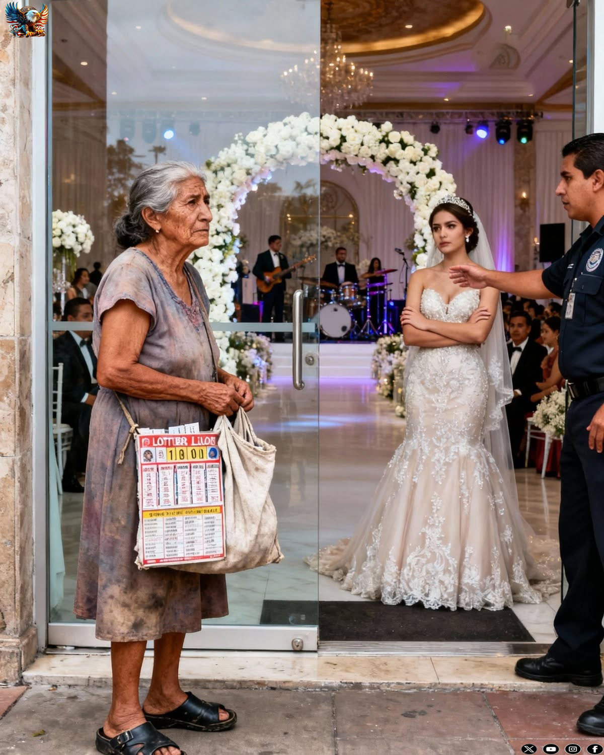THEY THREW YOU OUT OF YOUR SON’S WEDDING FOR SELLING LOTTERY TICKETS… THEN THE MIC SAID WHO PAID FOR EVERYTHING