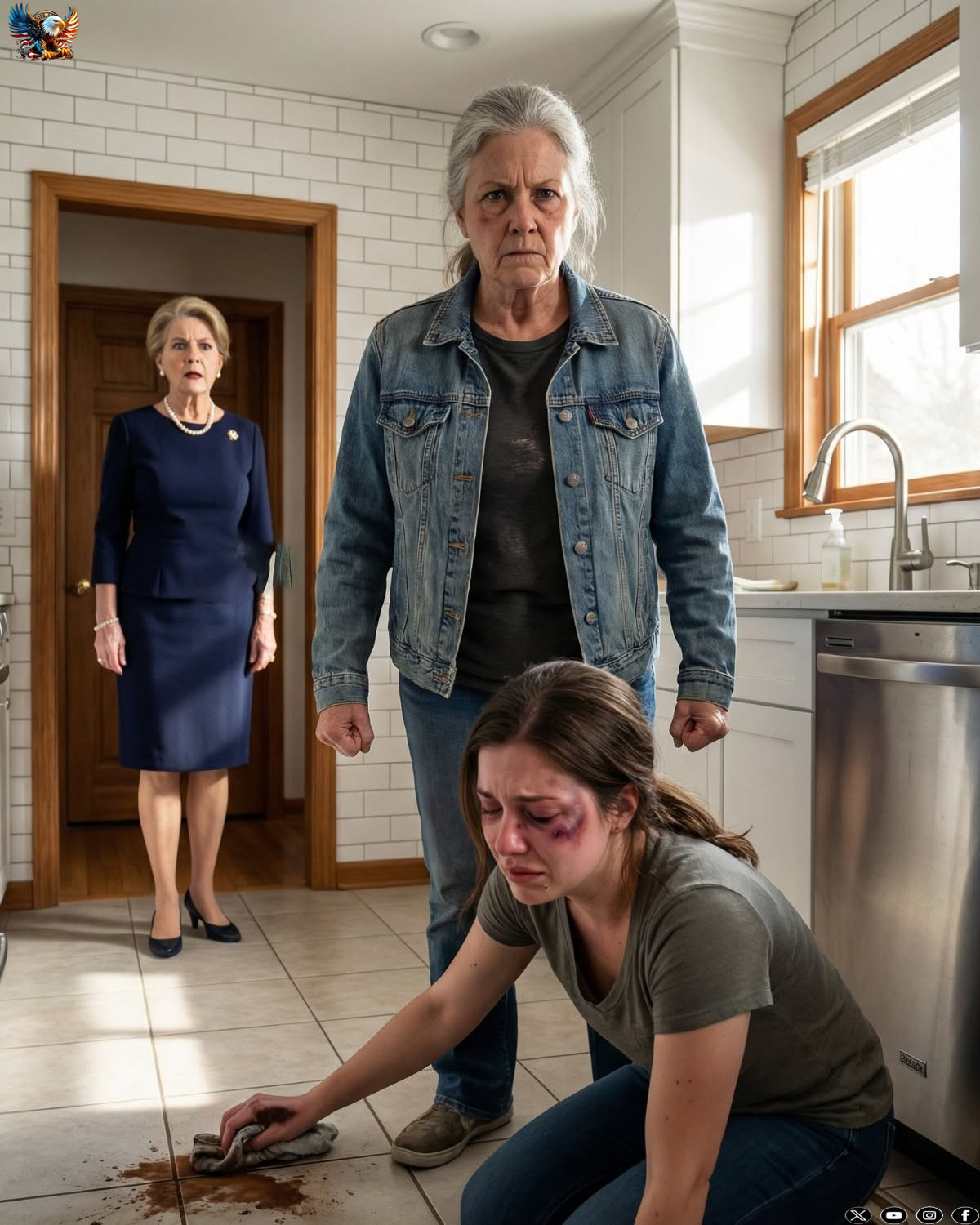 SHE THOUGHT SHE COULD BLOCK A MOTHER AT THE DOOR… UNTIL YOU UNLOCKED “THE IRON GENERAL”