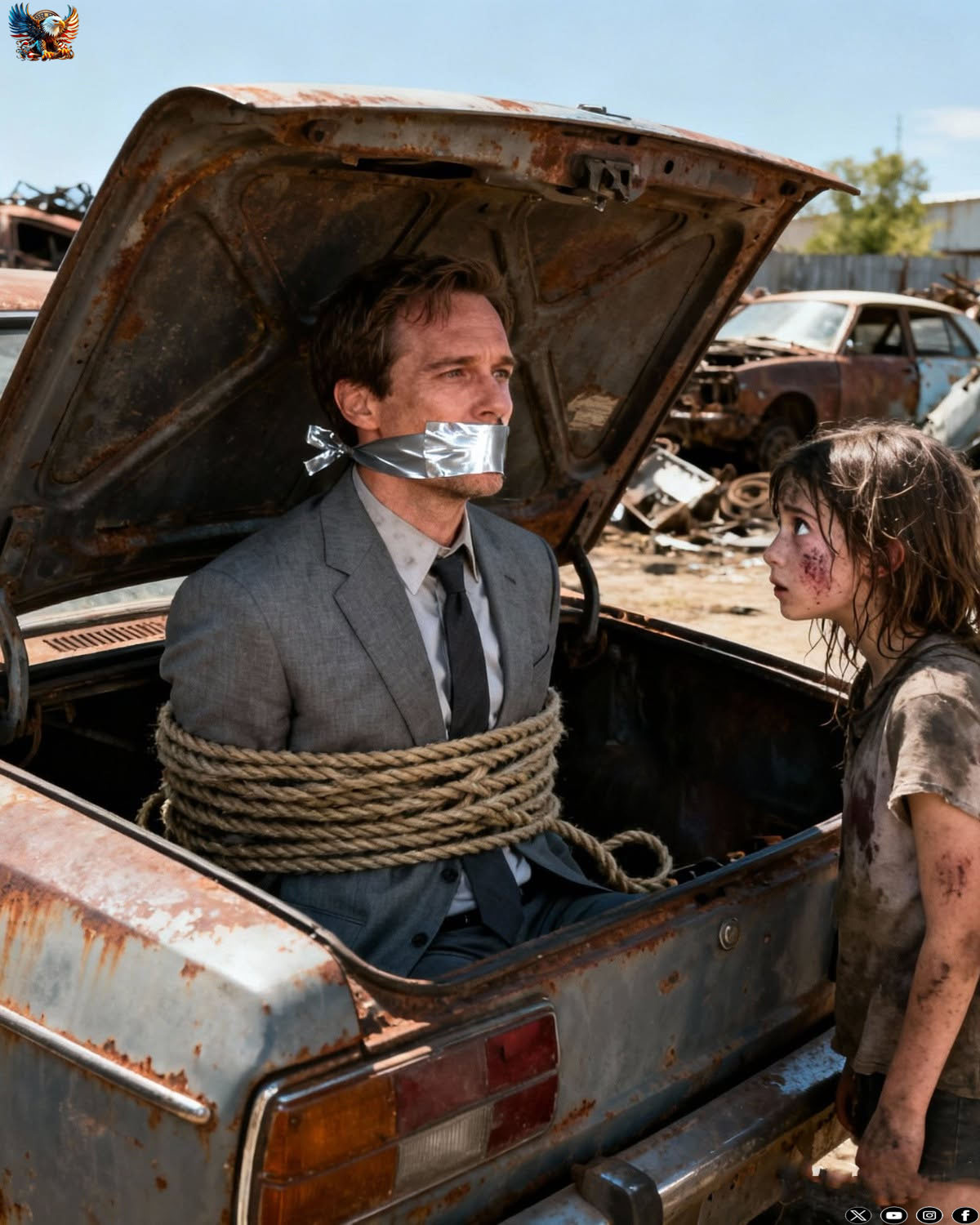 YOU FOUND A MILLIONAIRE LOCKED IN A TRUNK… AND THE SECOND HE SAW YOUR FACE, HE BROKE IN A WAY MONEY CAN’T FIX