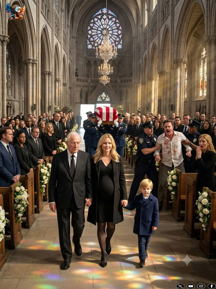 My husband shoved my nine-month-pregnant body off an icy cliff, believing a $50 million life insurance payout was worth my death. At my “funeral,” he stood beside his mistress and smirked. “They both froze to death,” he sneered.