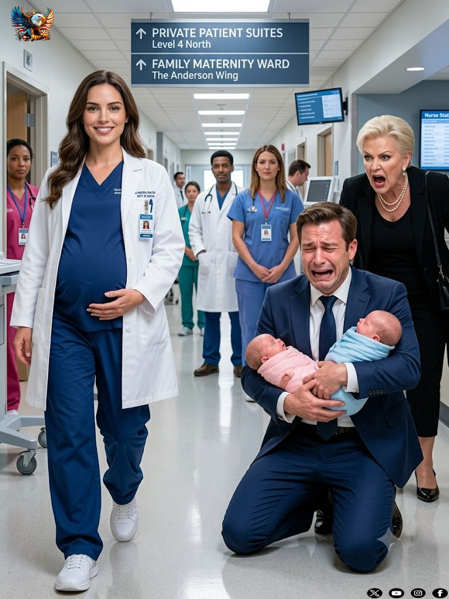 6 months after my divorce, my ex-mother-in-law still came to my hospital to hullimate me. She showing off newborn twins like trophies. “My son left his infertile wife for someone who actually matters,” she sneered, proudly admitting her son’s affair.