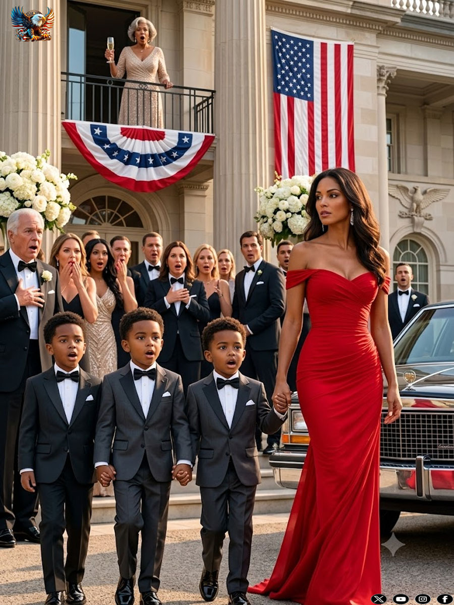 I Took My 5-Year-Old Triplets to My Millionaire Ex-Husband’s Wedding… And The Second His Family Saw Them, The Whole Mansion Went De@d Silent.