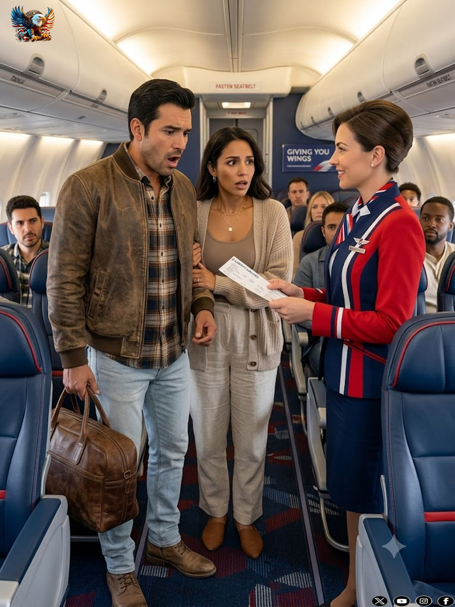 My husband boarded a flight to Cancun with his mistress… never imagining that the wife he looked down on would be serving him revenge in first class.