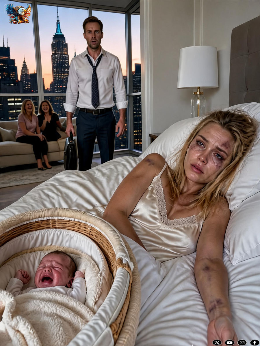 I Returned from a Business Trip to Find My Wife and Newborn Fighting for Their Lives While My Mother Called Her “Lazy” — But a Hospital Doctor Noticed Bruises on Her Wrists and Demanded the Police Be Called “If taking care of a baby is so difficult for you, maybe you never should have become a mother.”