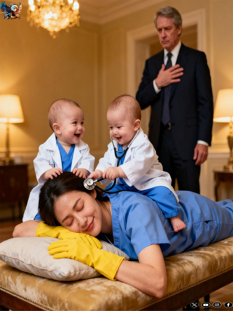 The doctors said his twin daughters would never speak again. He spent millions in vain, until one day he came home early and discovered what the cleaning lady was secretly doing to them