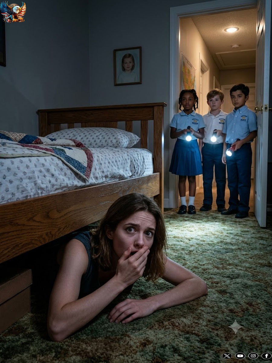 My neighbor kept telling me she saw my daughter at home during school hours—so I pretended to leave for work and hid under her bed.