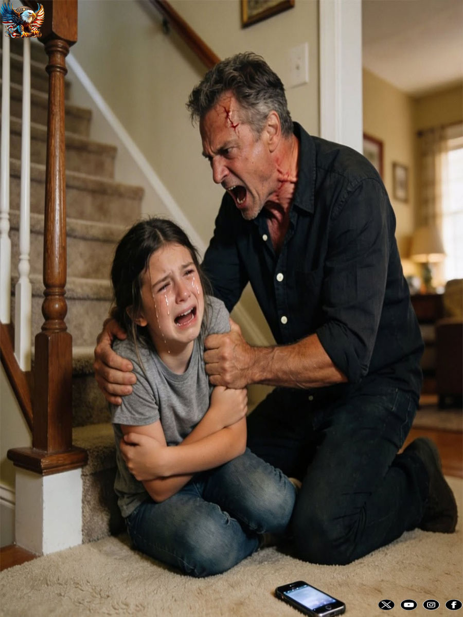“We have to leave, Daddy.” My daughter’s voice was barely more than a whisper—but the fear in it stopped me cold. We hadn’t even pulled out of the driveway yet, and something in her eyes told me this wasn’t just a child’s imagination. I didn’t understand what she’d seen… but within minutes, I would realize leaving wasn’t a choice—it was the only chance we had.